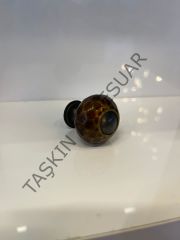 Kristal Metal Düğme Misket Küre Kulp Antik Sarı Renk Dolap Kapak Modern Çekmece Tv Ünite Mobilya Tek Delik Komidin