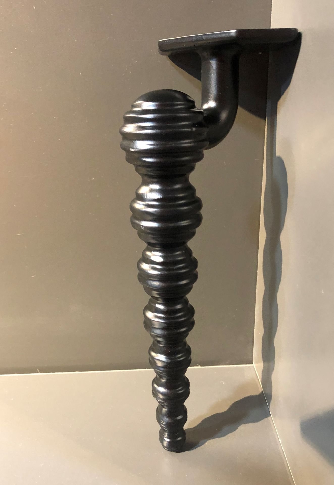 ﻿Petek Metal Ayak 16-21cm Mat Siyah Modern Mobilya Ayağı Dolap Koltuk Tv Ünite Komidin Şifonyer