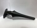 ﻿Zeus Metal Ayak 16-21-24cm Mat Siyah Modern Mobilya Ayağı Koltuk Dolap Komidin Şifonyer Tv Ünite