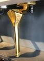 Elmas Metal Ayak 16-20cm Altın Modern Gold Mobilya Ayağı Dolap Koltuk Tv Ünite Komidin Şifonyer
