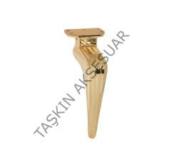 Işık Metal Ayak 16-21cm Altın Modern Gold Mobilya Ayağı Dolap Koltuk Tv Ünite Komidin Şifonyer