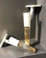﻿Smart Metal Ayak 16-21-25cm Aytaşı+Altın Modern Gold Mobilya Ayağı Dolap Koltuk Tv Ünite Komidin Şifonyer