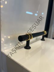 Ergene Metal Kulp 96mm Mat Siyah Çekmece Doalp Kapak Tv Ünite Modern Mobilya Kulbu
