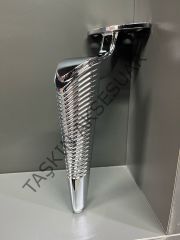Emaks Side Metal Ayak 15-20-25cm Krom Modern Gümüş Mobilya Ayağı Dolap Koltuk Tv Ünite Komidin Şifonyer Puf Kitaplık