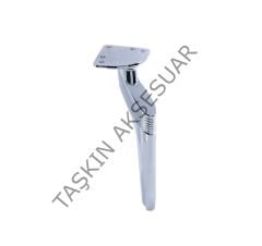 Emaks Efes Metal Ayak 16-20-25cm Krom Modern Gümüş Mobilya Ayağı Koltuk Dolap Komidin Şifonyer Kitaplık Puf  Tv Ünite