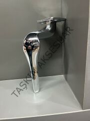 Kaşık Metal Ayak 16-21cm Krom Modern Gümüş Mobilya Ayağı Dolap Koltuk Tv Ünite Komidin Şifonyer