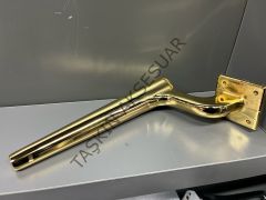 Dünya Metal Ayak 17-20-25cm Altın Modern Mobilya Ayağı Dolap Koltuk Tv Ünite Komidin Şifonyer Gold