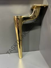 Dünya Metal Ayak 17-20-25cm Altın Modern Mobilya Ayağı Dolap Koltuk Tv Ünite Komidin Şifonyer Gold