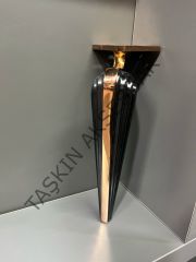 Angel Metal Ayak 16-21-25cm Rose+Siyah Koltuk Komidin Modern Tv Ünite Mobilya Dolap Dolap Koltuk Tv Ünite Komidin Şifonyer