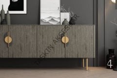 Prag Metal Kulp 64mm Altın Dolap Kapak Çekmece Komidin Tv Ünite Modern Gold Mobilya Kulbu
