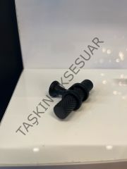 Yüzük Metal Düğme Kulp Mat Siyah Dolap Kapak Çekmece Komidin Tv Ünite Modern Tek Delikli Mobilya Kulbu