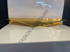 Torino Metal Kulp 160mm Altın Dolap Kapak Modern Çekmece Tv Ünite Konsol Komidin Gold Mobilya Kulbu