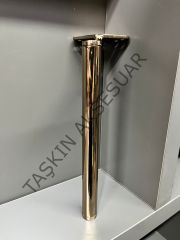 Slide Metal Ayak 14-20-25cm Bronz Modern Mobilya Ayağı Koltuk Dolap Komidin Şifonyer Kitaplık Puf Tv Ünite