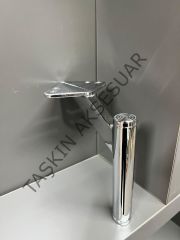 Slide Metal Ayak 14-20-25cm Krom Modern Mobilya Ayağı Koltuk Dolap Komidin Şifonyer Kitaplık Puf Tv Ünite