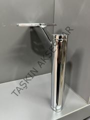 Slide Metal Ayak 14-20-25cm Krom Modern Mobilya Ayağı Koltuk Dolap Komidin Şifonyer Kitaplık Puf Tv Ünite