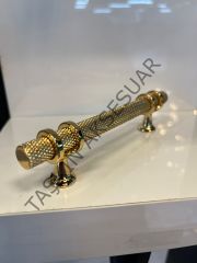 Yüzük Metal Kulp 96-128mm Altın Dolap Kapak Çekmece Komidin Tv Ünite Modern Mobilya Kulbu