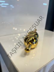 Petra İkili Düz Metal Kulp 32mm Altın Dolap Kapak Çekmece Komidin Tv Ünite Modern Gold Mobilya Kulbu