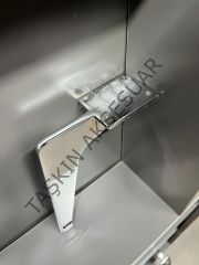 Milano Metal Ayak Krom 15-20-27,5cm Modern Mobilya Ayağı Dolap Koltuk Tv Ünite Komidin Şifonyer Puf Sehpa