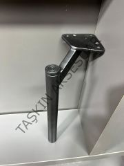 Slide Sng Metal Ayak 14-20-25cm Mat Siyah Kısa Tapa Kısa Pabuç Modern Mobilya Ayağı Koltuk Dolap Komidin Tv Ünite Şifonyer Kitaplık Puf