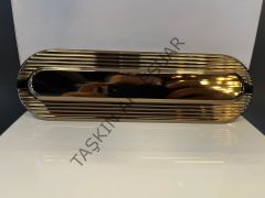 Mini H Line Alfa Metal Kulp 96mm Bronz Modern Mobilya Kulbu Dolap Çekmece Kapak Tv Ünite Komidin Şifonyer