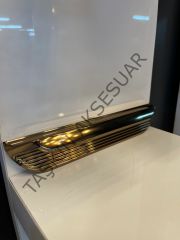Mini L Line Alfa Metal Kulp 96mm Bronz Modern Mobilya Kulbu Dolap Çekmece Kapak Tv Ünite Komidin Şifonyer