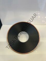 Kms Medusa Metal Kulp 64mm Mat Siyah+Bakır Modern Mobilya Kulbu