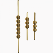 Petra Çizgili Metal Kulp Altın 32-128mm Modern Gold Mobilya Kulbu Dolap Kapak Çekmece Tv Ünite Komidin
