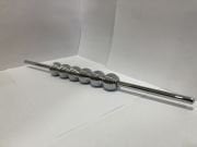 Emaks ﻿﻿Petra Çizgili Metal Kulp Krom 32-128mm Modern Gümüş Mobilya Kulbu
