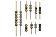 Emaks ﻿﻿Petra Çizgili Metal Kulp Krom 32-128mm Modern Gümüş Mobilya Kulbu