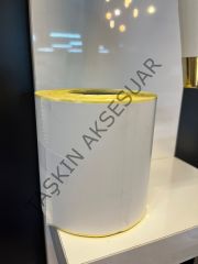 100x200mm Termal Etiket Beyaz Renkli Koli Barkodu 10x20cm (225 Sarım) 1 Adet
