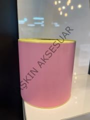 100x200mm Termal Etiket Pembe Renkli Koli Barkodu 10x20cm (225 Sarım) 1 Adet