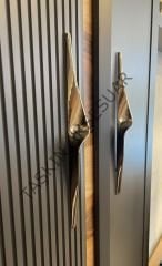 ﻿Otto Metal Kulp Krom 32-96-160mm Modern Gümüş Mobilya Kulbu Dolap Çekmece Kapak Tv Ünite Komidin Şifonyer