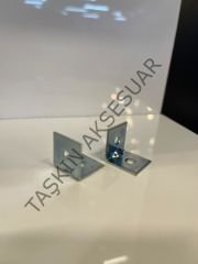 Metal L Gönye 16x16x16mm 2 Delikli 1no Köşebent Bağlantı Aparatı Demiri Mobilya Dolap