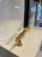 Ada Metal Kulp 128-160mm Altın Dolap Kapak Çekmece Komidin Tv Ünite Modern Mobilya Kulbu Gold