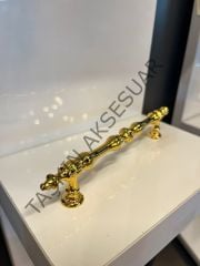 Ada Metal Kulp 128-160mm Altın Dolap Kapak Çekmece Komidin Tv Ünite Modern Mobilya Kulbu Gold