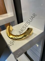 Emaks Yarım Ay Metal Kulp Gold 96mm Modern Altın Mobilya Kulbu