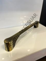 Venedik Metal Kulp 128mm Antik Sarı Modern Mobilya Kulbu Dolap Çekmece Kapak Tv Ünite Komidin Şifonyer