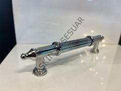 Litera Metal Kulp 96-128-160-192mm Krom Dolap Kapak Çekmece Komidin Tv Ünite Modern Mobilya Kulbu