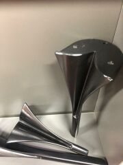 Pollux Metal Ayak 16-21-25cm Mat Siyah Koltuk Kanepe Dolap Tv Ünite Modern Mobilya Ayağı Puf