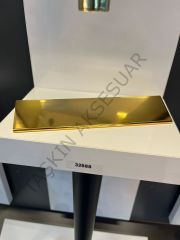 Melis Metal Kulp 64-128-160-192mm Altın Dolap Kapak Modern Çekmece Tv Ünite Konsol Komidin Gold Mobilya Kulbu